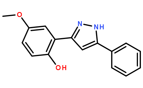 5-(2-羟基-5-甲氧基苯基)-3-苯基吡唑