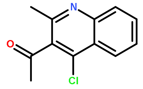 2-甲基-3-乙酰基-4-氯喹啉