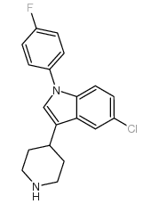 5-氯-1-(4-氟苯基)-3-吡啶-4-基-1H-吲哚