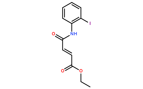 2-丁烯酸,  4-[(2-碘苯基)氨基]-4-羰基-,  乙基酯, (E)-