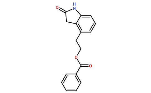 4-[2-(苯甲酰基氧基)乙基]-1,3-二氢-2H-吲哚-2-酮