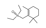 N,N-diethyl-(2,6,6-trimethyl-1-cyclohexenyl)methanamine N-oxide