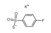 Potassium p-Fluorobenzenethiosulfonic Acid