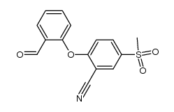 2-(2-formyl)phenoxy-5-methanesulfonylbenzonitrile