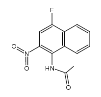 4-Fluor-2-nitro-1-acetamino-naphthalin