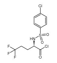 (R)-2-(4-chlorophenylsulfonamido)-5,5,5-trifluoropentanoyl chloride