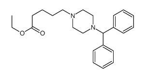 ethyl 5-(4-benzhydrylpiperazin-1-yl)pentanoate