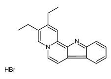 2,3-diethyl-12H-indolo[2,3-a]quinolizin-5-ium,bromide