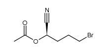 (R)-4-bromo-1-cyanobutyl acetate