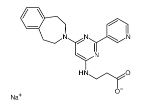 N-[2-(3-吡啶基)-6-(1,2,4,5-四氢-3H-3-苯并氮杂卓-3-基)-4-嘧啶基]-BETA-丙氨酸