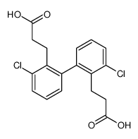 3-[2-[2-(2-carboxyethyl)-3-chlorophenyl]-6-chlorophenyl]propanoic acid