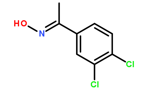 乙酮,  1-(3,4-二氯苯基)-,  肟, (E)-