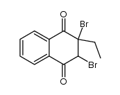 1,4-Dioxo-2,3-dibrom-2-ethyltetralin