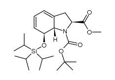 (2S,7S,7aS)-1-tert-butyl 2-methyl 7-((triisopropylsilyl)oxy)-2,3,7,7a-tetrahydro-1H-indole-1,2-dicarboxylate