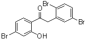 Ethanone, 1-(4-bromo-2-hydroxyphenyl)-2-(2,5-dibromophenyl)-