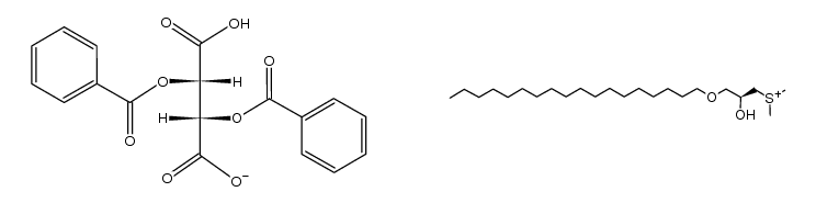 (S)-(2-hydroxy-3-(octadecyloxy)propyl)dimethylsulfonium (2S,3S)-2,3-bis(benzoyloxy)-3-carboxypropanoate