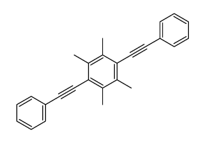 1,2,4,5-tetramethyl-3,6-bis(2-phenylethynyl)benzene
