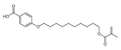 4-[10-(2-methylprop-2-enoyloxy)decoxy]benzoic acid