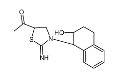 1-{(2Z)-3-[(1R,2R)-2-Hydroxy-1,2,3,4-tetrahydro-1-naphthalenyl]-2 -imino-1,3-thiazolidin-5-yl}ethanone