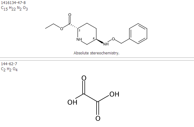 (2S,5R)-苯氧胺基哌啶-2-甲酸乙酯草酸盐