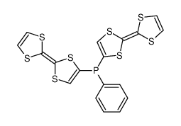 bis[2-(1,3-dithiol-2-ylidene)-1,3-dithiol-4-yl]-phenylphosphane