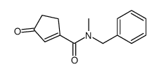 N-benzyl-N-methyl-3-oxocyclopentene-1-carboxamide