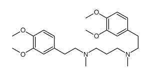 N,N'-bis[2-(3,4-dimethoxyphenyl)ethyl]-N,N'-dimethylpropane-1,3-diamine
