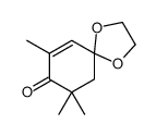 7,9,9-trimethyl-1,4-dioxaspiro[4.5]dec-6-en-8-one