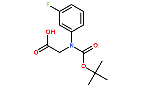 2-((叔丁氧基羰基)(3-氟苯基)氨基)乙酸