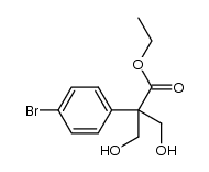 ethyl 2-(4-bromophenyl)-3-hydroxy-2-(hydroxymethyl)propanoate