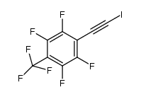 1,2,4,5-tetrafluoro-3-(iodoethynyl)-6-(trifluoromethyl)benzene