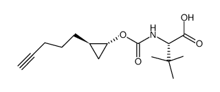 3-甲基-N-[[[(1R,2R)-2-(4-戊炔-1-基)环丙基]氧基]羰基]-L-缬氨酸