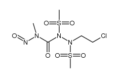 2-(2-chloroethyl)-N-methyl-1,2-bis(methylsulfonyl)-N-nitrosohydrazinecarboxamide