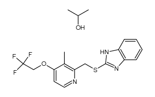 2-[[[3-Methyl-4-(2,2,2-trifluoroethoxy)-2-pyridinyl]-methyl]thio]-1H-benzimidazole 2-propanol