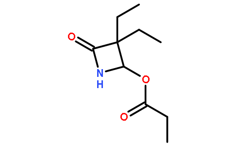 3,3-二乙基-4-氧代-2-氮杂环丁基丙酸酯