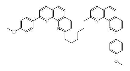2-(4-methoxyphenyl)-9-[6-[9-(4-methoxyphenyl)-1,10-phenanthrolin-2-yl]hexyl]-1,10-phenanthroline