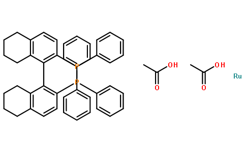 二乙酸根[(S)-(-)-2,2'-二(二苯基膦基)-5,5',6,6',7,7',8,8'-八氢-1,1'-联萘基]钌(II)
