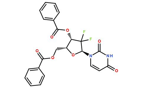 1’-表2’,2’-二氟-2’-脱氧尿苷3',5'-二苯甲酸酯