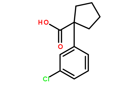 1-(3-氯苯基)环戊烷羧酸