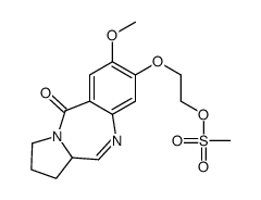 2-[(7-Methoxy-5-oxo-2,3,5,11a-tetrahydro-1H-pyrrolo[2,1-c][1,4]be nzodiazepin-8-yl)oxy]ethyl methanesulfonate