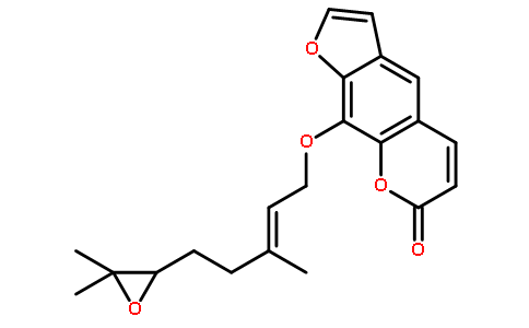 (E)-9-[[5-(3,3-二甲基环氧乙烷基)-3-甲基-2-戊烯基]氧基]-7H-呋喃并[3,2-g][1]苯并吡喃-7-酮