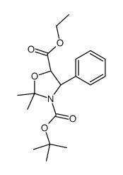 3-(t-叔丁氧羰基)-2,2-二甲基-4-苯基-1,3-恶唑烷-5-基]甲酸乙酯