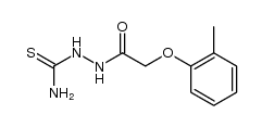 2-{[(2-methylphenyl)oxy]acetyl}hydrazinecarbothioamide
