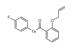 Te-4-fluorophenyl 2-(allyloxy)tellurobenzoate