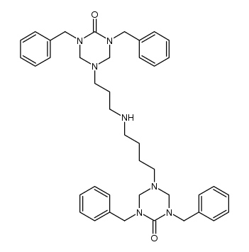 4-aza-1,3-bis(1,3-dibenzylhexahydro-2-oxo-1,3,5-triazin-5-yl)octane