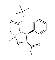 (4S,5R)-3-(tert-butoxycarbonyl)-2,2-dimethyl-4-phenyloxazolidine-5-carboxylic acid