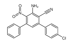 2-氨基-4-苯基-6-(p-氯-苯基)-3-硝基苯甲腈
