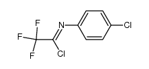 N-(4-chlorophenyl)-2,2,2-trifluoroacetimidoyl chloride