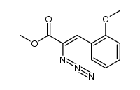 2-azido-3-(2'-methoxyphenyl)acrylic acid methyl ester