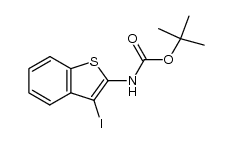 2-(tert-butoxycarbonylamino)-3-iodobenzo[b]thiophene